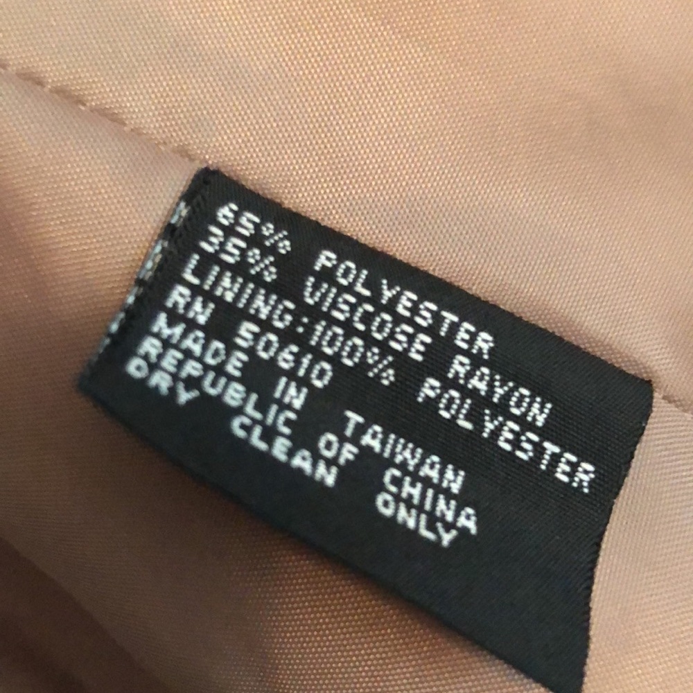 Kasper Dark Beige Double-Breasted Blazer - Picture 7 of 10